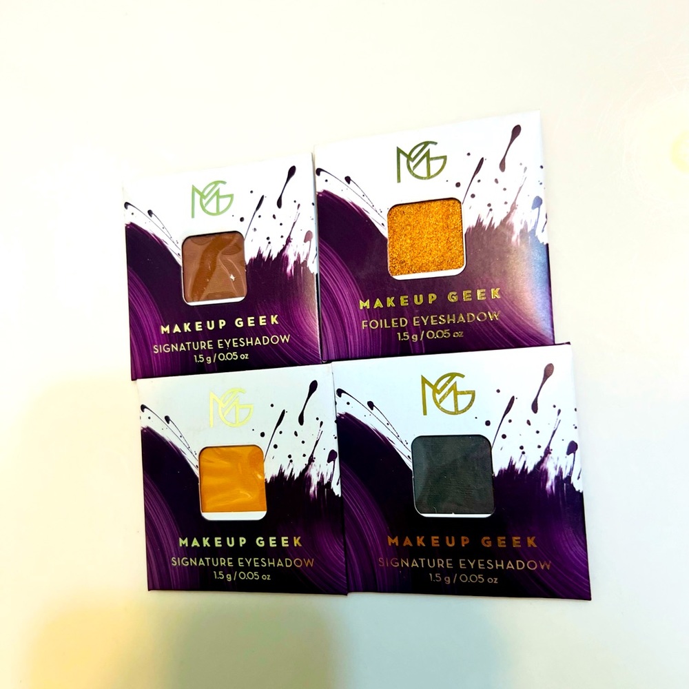 Makeup Geek 💐discontinued💐 4 Signature Eyeshadow NWT